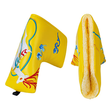 Yellow PU Deer Blade Head Cover